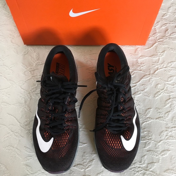 air max 2016 black and orange